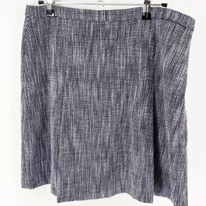 ✅ J. CREW FACTORY SUITING SKIRT SIZE 10 NAVY/WHITE